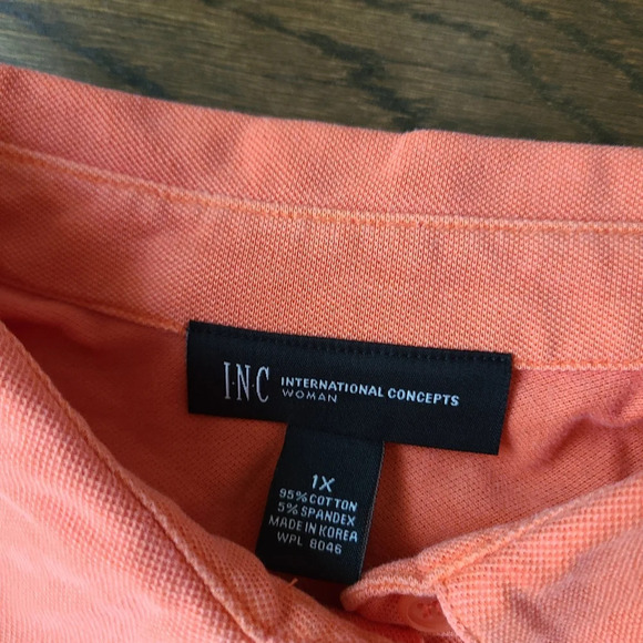 NWT INC International concepts sz.XL polo tshirt  short sleeve - Picture 5 of 7